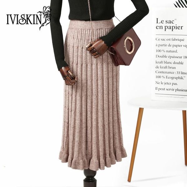 skirts elegant winter women sweater skirt 2021 elastic high waist pleated midi knitted a-line thick womens, Black
skirts elegant winter women sweater skirt 2021 elastic high waist pleated midi knitted a-line thick womens, Black