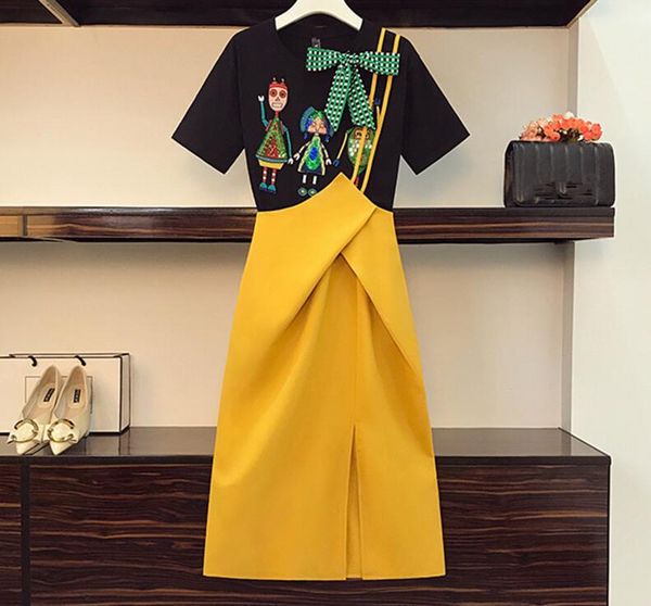 one-shoulder sling suits vestido summer new sequines embroidery bowknot tee with long skirt women's two piece dress set clothing 2021, White
one-shoulder sling suits vestido summer new sequines embroidery bowknot tee with long skirt women's two piece dress set clothing 2021, White