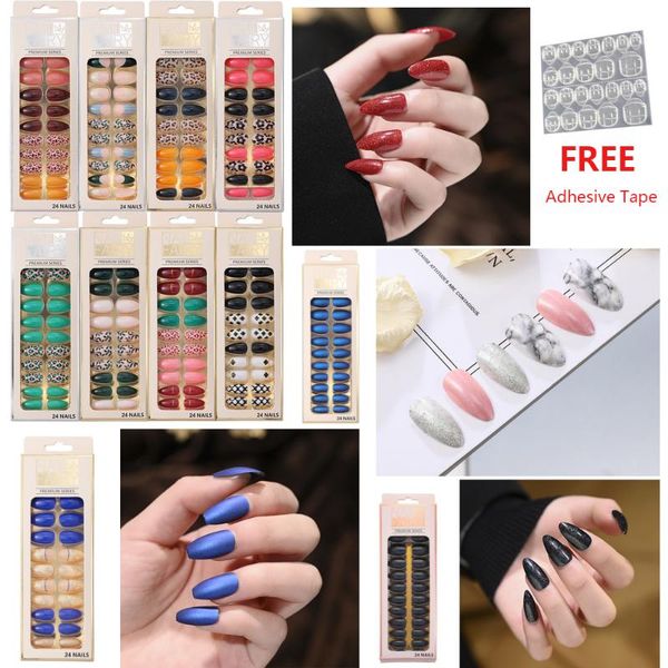 false nails fake nail art tips press on tipsy glue coffin stick designs clear display set full cover artificial box detachable, Red;gold
false nails fake nail art tips press on tipsy glue coffin stick designs clear display set full cover artificial box detachable, Red;gold