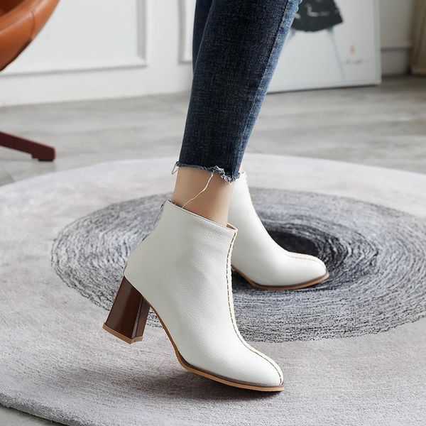 boots womens white black block high heels ankle ridding female plus size pu autumn lady's 2021 sewing office shoes
boots womens white black block high heels ankle ridding female plus size pu autumn lady's 2021 sewing office shoes