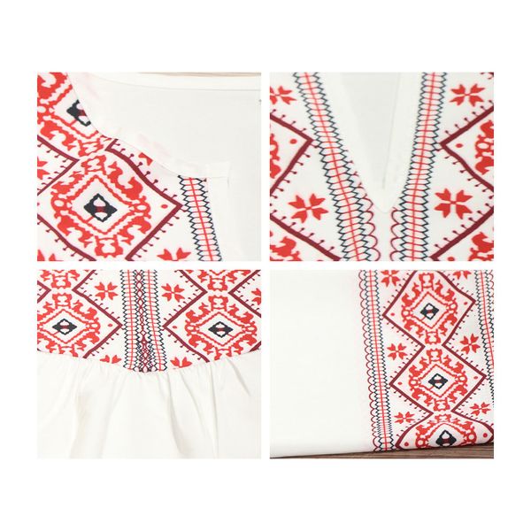2021 new vintgae indie folk style summer shirt women boho half sleeve v neck loose blouse casual beach travel outwear 757c, White
2021 new vintgae indie folk style summer shirt women boho half sleeve v neck loose blouse casual beach travel outwear 757c, White