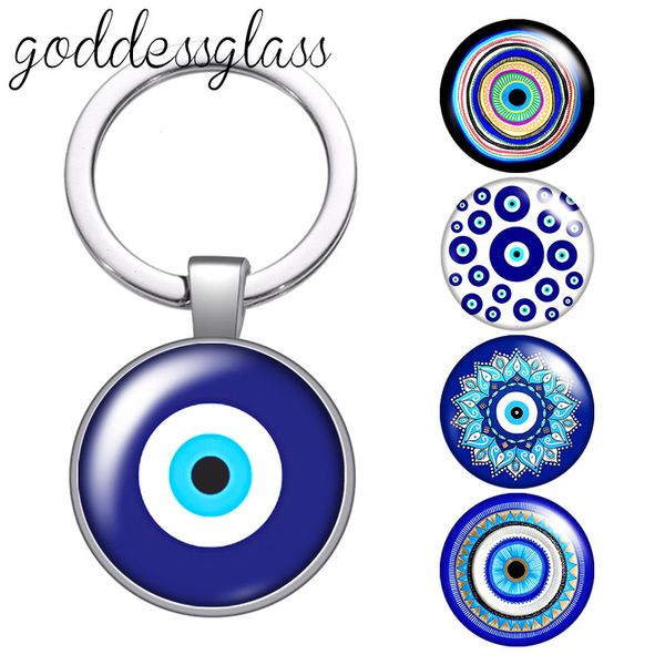 beauty blue evil eye religious p round glass cabochon keychain bag car key chain ring holder charms keychains for gift, Silver
beauty blue evil eye religious p round glass cabochon keychain bag car key chain ring holder charms keychains for gift, Silver