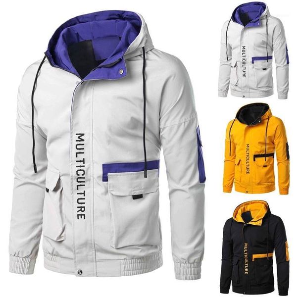 autumn and winter jacket men's trend casual clothes young loose hooded trendy handsome men jackets, Black;brown
autumn and winter jacket men's trend casual clothes young loose hooded trendy handsome men jackets, Black;brown