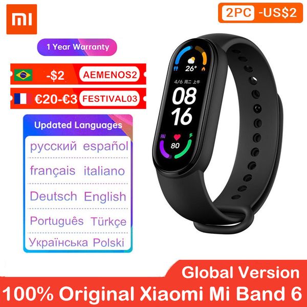 original smart wristband band 6 sport wristbands heart rate fitness tracker miband 1.56 " amoled screen bands 5 color bracelet girlfrie
original smart wristband band 6 sport wristbands heart rate fitness tracker miband 1.56 " amoled screen bands 5 color bracelet girlfrie