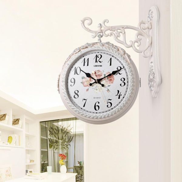 wall clocks creative simple clock double sided european mute nordic living room modern gift reloj de pared home decor df50wc
wall clocks creative simple clock double sided european mute nordic living room modern gift reloj de pared home decor df50wc
