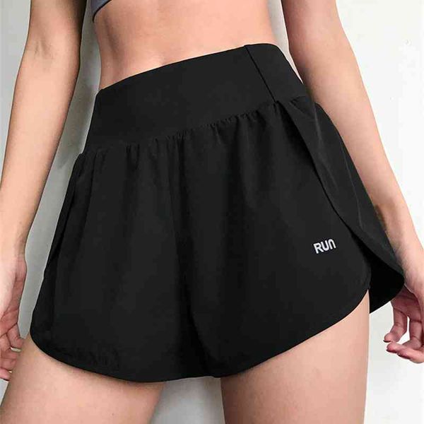 running casual pocket women's pants double layer summer sports yoga loose wear shorts high waist anti light, Black
running casual pocket women's pants double layer summer sports yoga loose wear shorts high waist anti light, Black