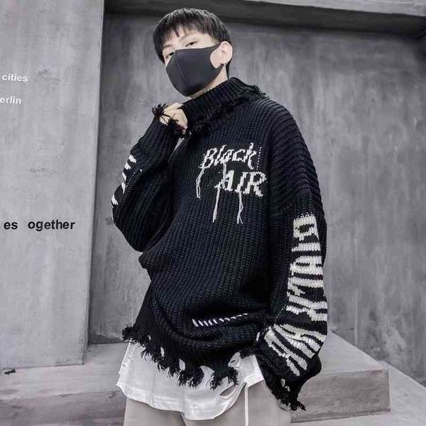 men's sweaters houzhou oversize punk turtleneck knitted techwear korean streatwear hip hop gothic clothing autumn 3xko, White;black
men's sweaters houzhou oversize punk turtleneck knitted techwear korean streatwear hip hop gothic clothing autumn 3xko, White;black