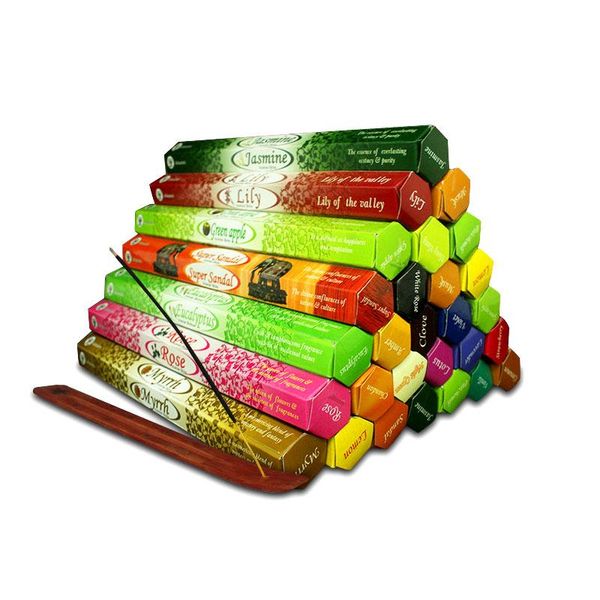 fragrance lamps 20pcs/box incense stick with holder tibetan flavor sanda lavender meditation home frangrance
fragrance lamps 20pcs/box incense stick with holder tibetan flavor sanda lavender meditation home frangrance