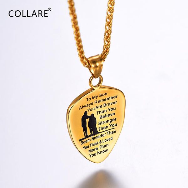 pendant necklaces collare braver stronger smarter pendants mens gold/black color encouragement gift stainless steel jewelry son p702, Silver
pendant necklaces collare braver stronger smarter pendants mens gold/black color encouragement gift stainless steel jewelry son p702, Silver