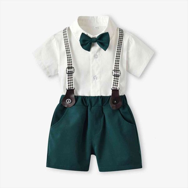 cotton boys outfits 1 2 3 5 6 years children clothing short sleeve shirt green shorts with bow belt 4, White
cotton boys outfits 1 2 3 5 6 years children clothing short sleeve shirt green shorts with bow belt 4, White