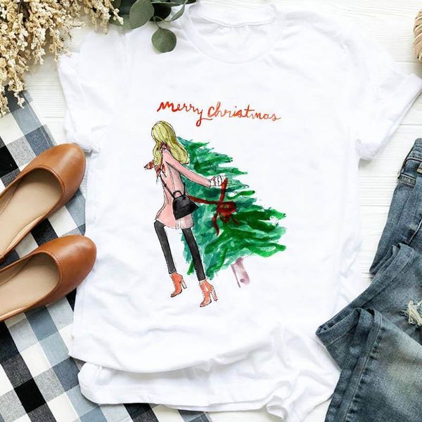 women lady cartoon new year 90s printing tree trend 90s merry christmas tshirt female graphic clothes shirt t tee t-shirt, White
women lady cartoon new year 90s printing tree trend 90s merry christmas tshirt female graphic clothes shirt t tee t-shirt, White