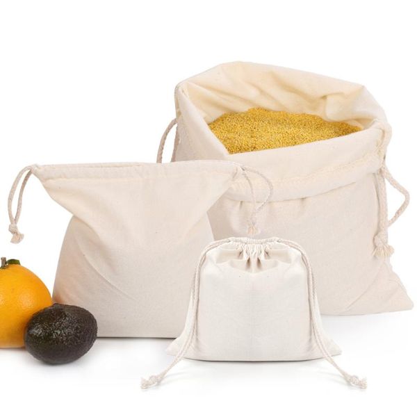 storage bags eco-friendly 3 sizes pure cotton produce home kitchen drawstring shopping bag fruit vegetables reusable
storage bags eco-friendly 3 sizes pure cotton produce home kitchen drawstring shopping bag fruit vegetables reusable