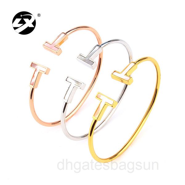 creative double t-shaped open bracelet korean version fashion simple naked inlaid agate bracelet girls mori jewelry, Black
creative double t-shaped open bracelet korean version fashion simple naked inlaid agate bracelet girls mori jewelry, Black