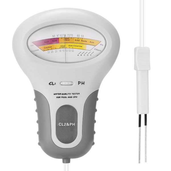 meters 2 in 1 ph chlorine meter tester water quality testing device cl2 measuring for pool aquarium accessories
meters 2 in 1 ph chlorine meter tester water quality testing device cl2 measuring for pool aquarium accessories