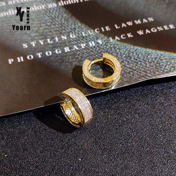 Hoop & Huggie Exquisite Luxury Micro Setting Zircon Gold Circle Earrings For Woman Korean Fashion Jewelry Party Classic Simple Accessories, Golden;silver
Hoop & Huggie Exquisite Luxury Micro Setting Zircon Gold Circle Earrings For Woman Korean Fashion Jewelry Party Classic Simple Accessories, Golden;silver