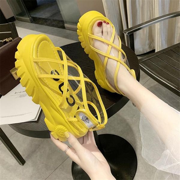 ladies ribbon summer platform shoes female sandals casual chunky woman wedge heel 6.5cm pvc shoes female summer, Black
ladies ribbon summer platform shoes female sandals casual chunky woman wedge heel 6.5cm pvc shoes female summer, Black