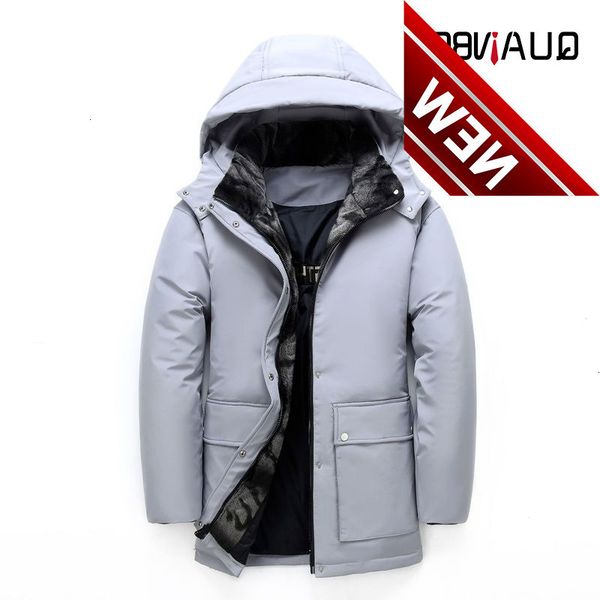 men winter coat x-long 90% white duck down keep warm middle-aged jacket 2021 new business casual brand black gray parker
men winter coat x-long 90% white duck down keep warm middle-aged jacket 2021 new business casual brand black gray parker