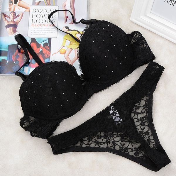 wholesale women lace drill bras set women push up underwear sets bra and thong bra briefs panties intimates sets dot printe, Red;black
wholesale women lace drill bras set women push up underwear sets bra and thong bra briefs panties intimates sets dot printe, Red;black