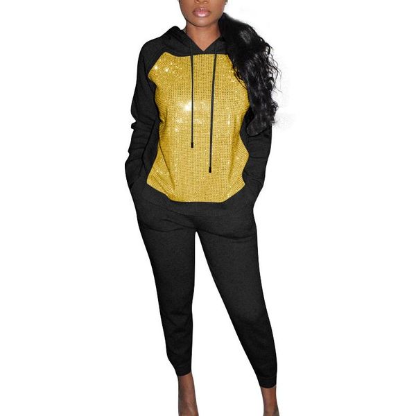 two piece dress women sweet sport sequined 2 sets hoodies suits plus size beaded black tracksuits gray streetwear outfits, White
two piece dress women sweet sport sequined 2 sets hoodies suits plus size beaded black tracksuits gray streetwear outfits, White