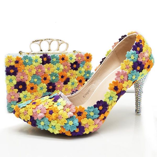 dress shoes pointed toe 3 inches middle heel bride wedding with purse multicolor lace flower women party prom pumps handbag, Black
dress shoes pointed toe 3 inches middle heel bride wedding with purse multicolor lace flower women party prom pumps handbag, Black