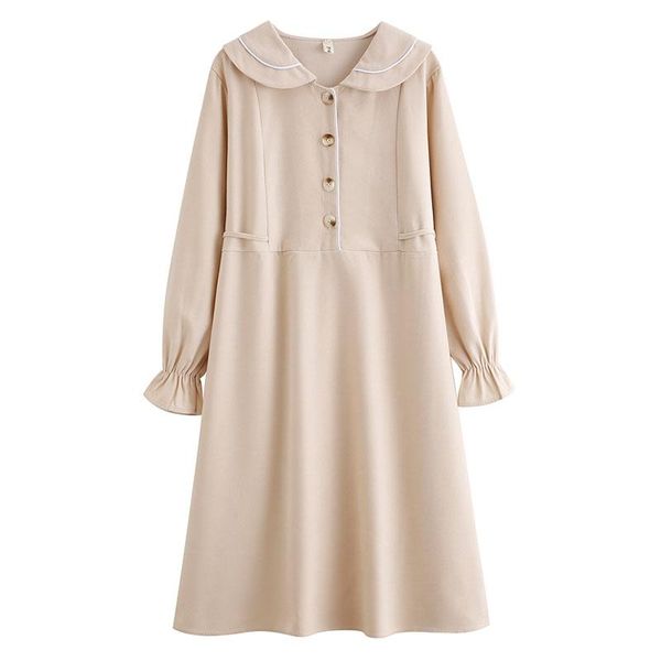 casual dresses 2021 winter french vintage preppy style midi dress women pure color elegant evening party one piece korea y2k, Black;gray
casual dresses 2021 winter french vintage preppy style midi dress women pure color elegant evening party one piece korea y2k, Black;gray