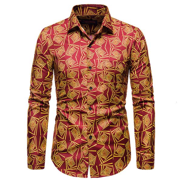 2020 hawaiian floral long sleeve european size printed shirt men's wear, White;black
2020 hawaiian floral long sleeve european size printed shirt men's wear, White;black