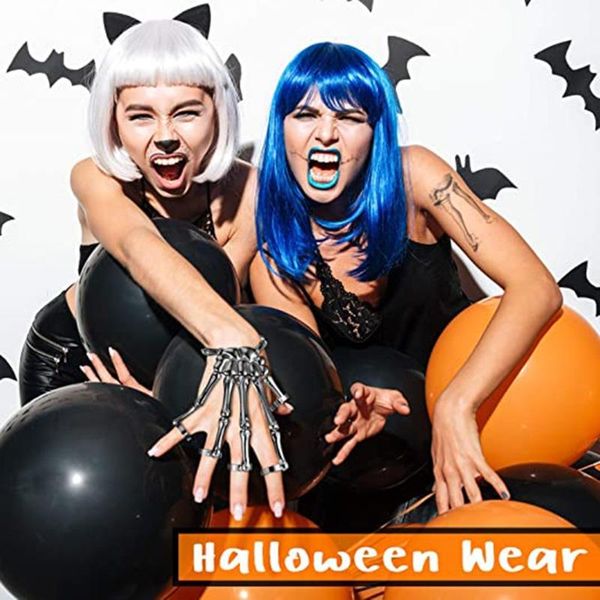bangle european american jewelry fashion personality punk skull hand bone wild five-finger ring bracelet adjustable one chain r7rf, Black
bangle european american jewelry fashion personality punk skull hand bone wild five-finger ring bracelet adjustable one chain r7rf, Black