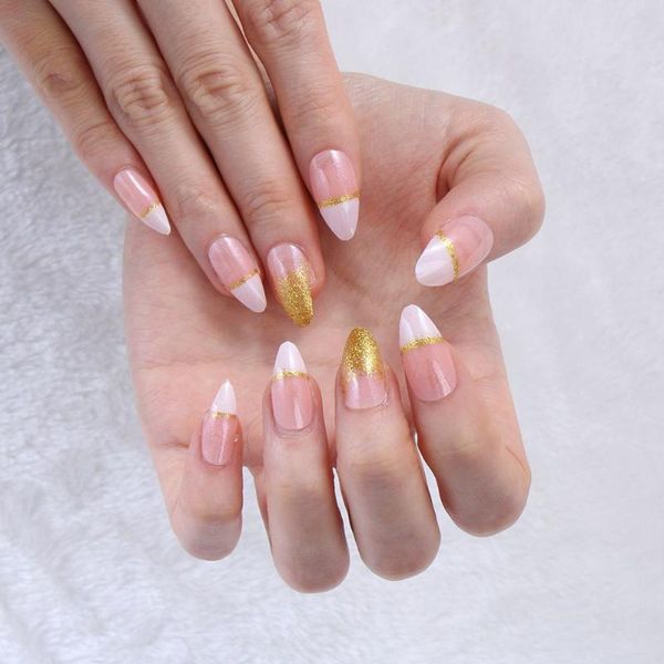 false nails 24pcs/box detachable full cover artificial manicure tool fake stiletto nail tips wearable, Red;gold
false nails 24pcs/box detachable full cover artificial manicure tool fake stiletto nail tips wearable, Red;gold