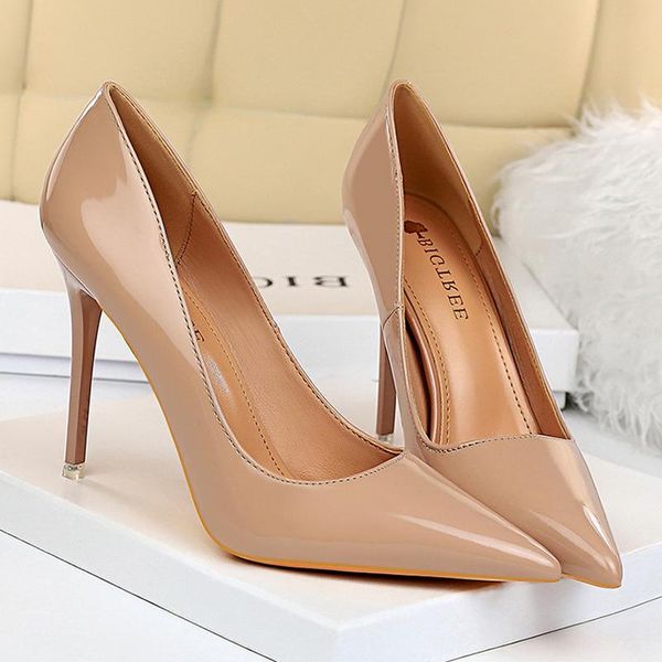 dress shoes bigtree women pumps heels luxury patent leather ladies stiletto high big size 43 wedding office, Black
dress shoes bigtree women pumps heels luxury patent leather ladies stiletto high big size 43 wedding office, Black