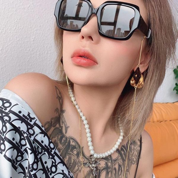 sunglasses cyan black square frame women's ff0764 gradient lens fashion men's glasses, White;black
sunglasses cyan black square frame women's ff0764 gradient lens fashion men's glasses, White;black