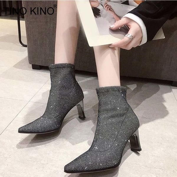 2021 new women ankle boots high heels shoes short plush warm autumn winter pumps sequined cloth bling ladies woman fashion fei1 bla4, Black
2021 new women ankle boots high heels shoes short plush warm autumn winter pumps sequined cloth bling ladies woman fashion fei1 bla4, Black