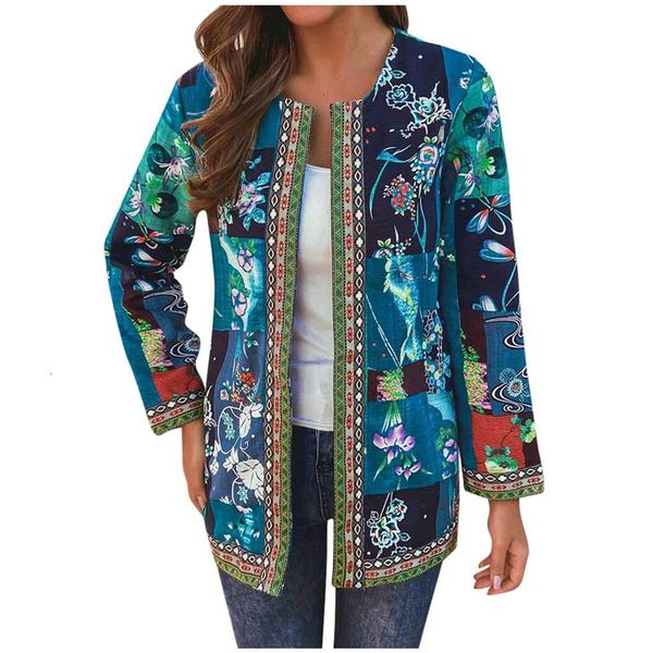 New 2021 Winter Autumn Women Vintage Ethnic Style Floral Print Long Sleeve Plus Size Cotton Overcoat Loose Coat Woman Jacket C7BR, Black;brown
New 2021 Winter Autumn Women Vintage Ethnic Style Floral Print Long Sleeve Plus Size Cotton Overcoat Loose Coat Woman Jacket C7BR, Black;brown