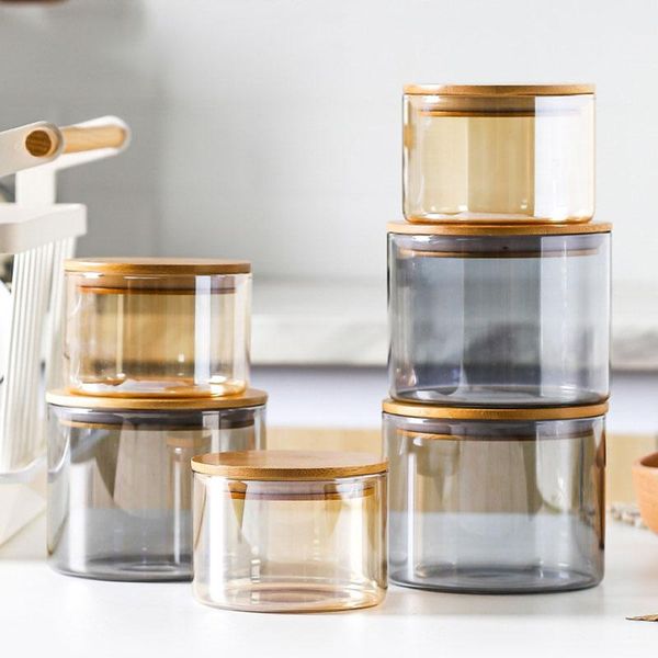 storage bottles & jars high boron glass sealed jar household kitchen organizer with lid wooden food containers box
storage bottles & jars high boron glass sealed jar household kitchen organizer with lid wooden food containers box