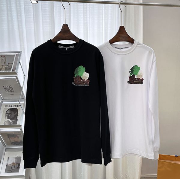 chaopai aw king early spring chinese cabbage jade ornament printing long sleeve round neck t men's and women's same style, Black
chaopai aw king early spring chinese cabbage jade ornament printing long sleeve round neck t men's and women's same style, Black