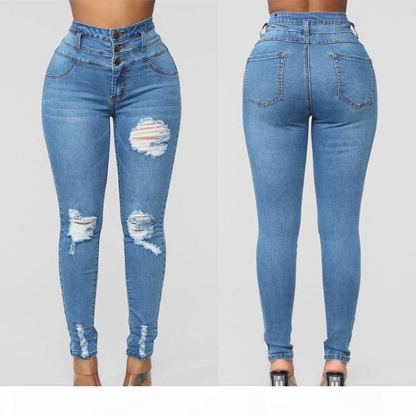 european and american womens jeans high waisted stretch pants ladies new style jeans size s-3xl, Blue
european and american womens jeans high waisted stretch pants ladies new style jeans size s-3xl, Blue