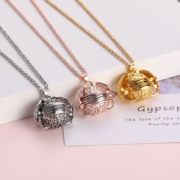 new openable necklace, exquisite multi-layer p, openable p box, item box, aromatherapy pendant, Silver
new openable necklace, exquisite multi-layer p, openable p box, item box, aromatherapy pendant, Silver