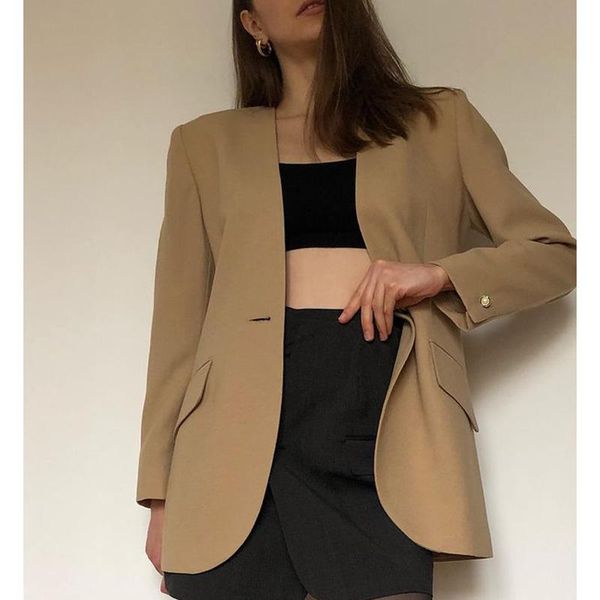 fashion v neck blazers women elegant simple office lady slim single button jackets women spring solid pockets suits ladies, White;black
fashion v neck blazers women elegant simple office lady slim single button jackets women spring solid pockets suits ladies, White;black
