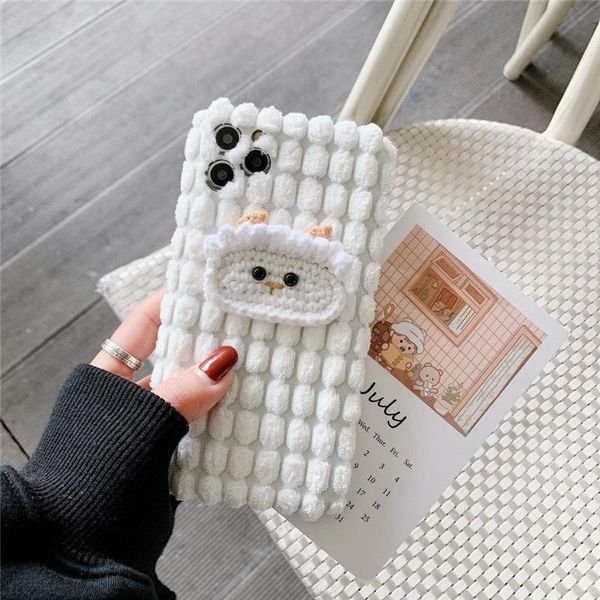 card holders mobile phone case applicable plush cute lamb iphone11/12pro/max female models 7/8plus autumn and winter mini, Brown;gray
card holders mobile phone case applicable plush cute lamb iphone11/12pro/max female models 7/8plus autumn and winter mini, Brown;gray