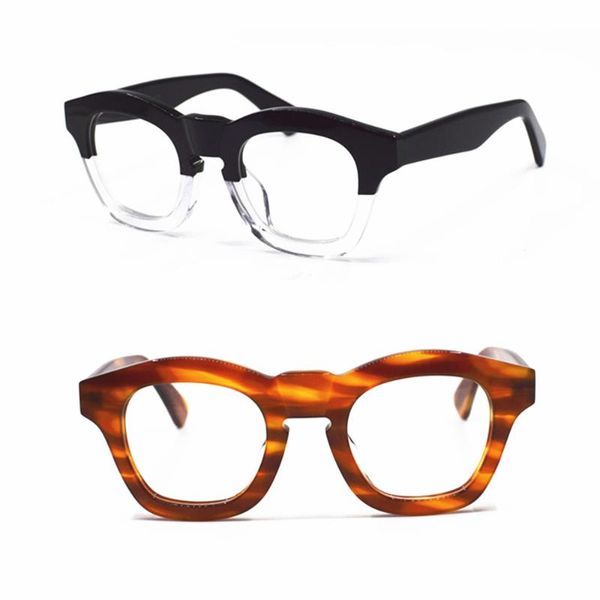 fashion sunglasses frames japan handmade italy acetate eyeglass clear lens glasses full rim 1960's, Black
fashion sunglasses frames japan handmade italy acetate eyeglass clear lens glasses full rim 1960's, Black