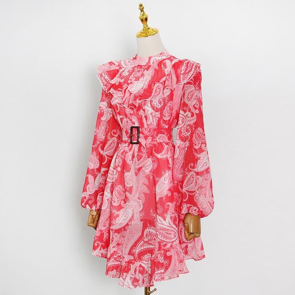 casual dresses print pink dress for women stand collar lantern long sleeve high waist bohemian female 2021 spring clothing, Black;gray
casual dresses print pink dress for women stand collar lantern long sleeve high waist bohemian female 2021 spring clothing, Black;gray