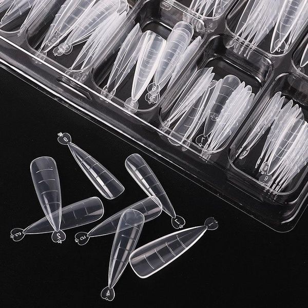 false nails 100pcs acrylic nail gel quick building mold tips dual forms finger extension art uv builder easy find tools, Red;gold
false nails 100pcs acrylic nail gel quick building mold tips dual forms finger extension art uv builder easy find tools, Red;gold