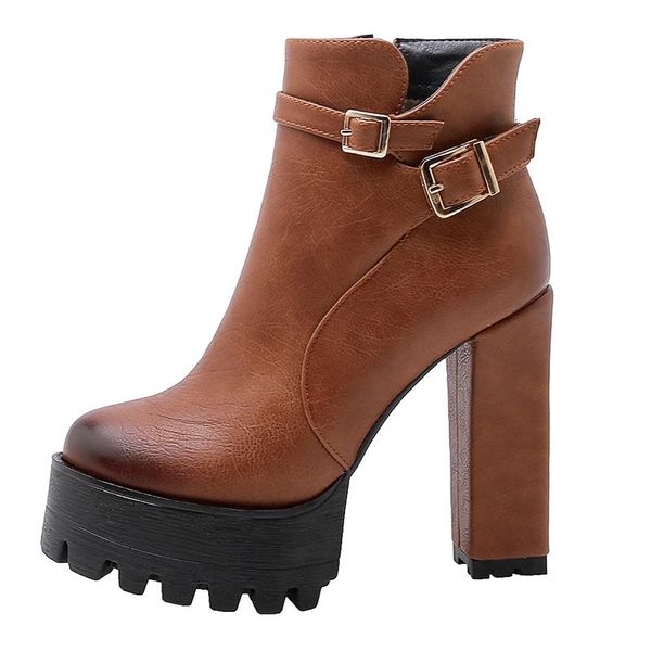 boots arden furtado fashion women's shoes winter buckle strap ladies zipper platform chunky heels ankle big size, Black
boots arden furtado fashion women's shoes winter buckle strap ladies zipper platform chunky heels ankle big size, Black