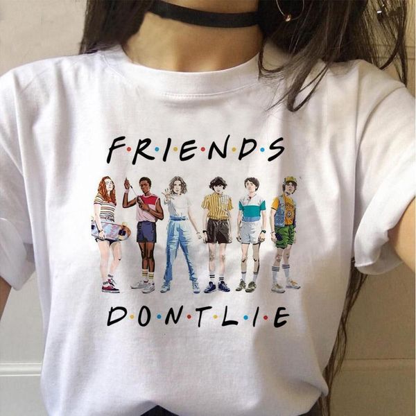 stranger things 3 women t-shirt funny femme eleven t-shirt fashion ulzzang short sleeve movie female harajuku t-shirt oversized, White
stranger things 3 women t-shirt funny femme eleven t-shirt fashion ulzzang short sleeve movie female harajuku t-shirt oversized, White