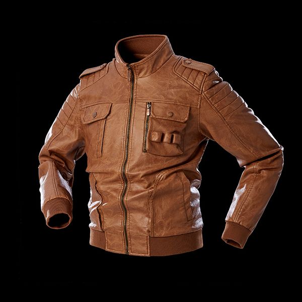 2021 new man tactical pu leather men warm autumn coat slim fit motorcycle male winter fleece windproof jacket fashion overcoat 5klx, Black;brown
2021 new man tactical pu leather men warm autumn coat slim fit motorcycle male winter fleece windproof jacket fashion overcoat 5klx, Black;brown