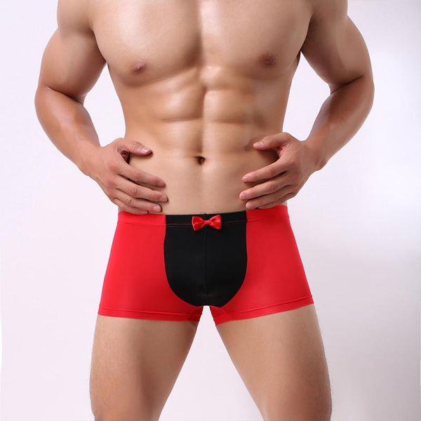 underpants translucent ice silk men's boxer briefs ultra-thin seamless summer breathable mid-waist fashion gentleman bow underwear, Black;white
underpants translucent ice silk men's boxer briefs ultra-thin seamless summer breathable mid-waist fashion gentleman bow underwear, Black;white