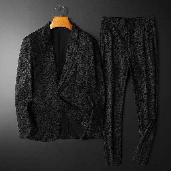 men's tracksuits 2021 autumn and winter clothing printed suits fashion slim korean style trendy, Gray
men's tracksuits 2021 autumn and winter clothing printed suits fashion slim korean style trendy, Gray