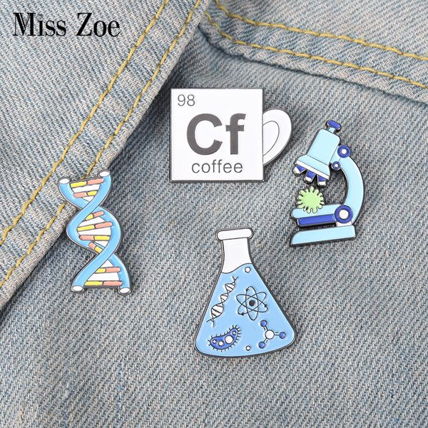 beaker microscope gene chain enamel pins custom scientific brooch lapel badge bag cartoon jewelry gift for friendsdio chan contact, Silver
beaker microscope gene chain enamel pins custom scientific brooch lapel badge bag cartoon jewelry gift for friendsdio chan contact, Silver