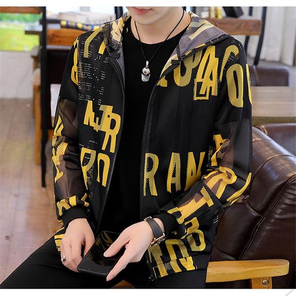 men's jackets summer sunscreen clothing thin section hollow and breathable outdoor korean style stand-up collar, Black;brown
men's jackets summer sunscreen clothing thin section hollow and breathable outdoor korean style stand-up collar, Black;brown