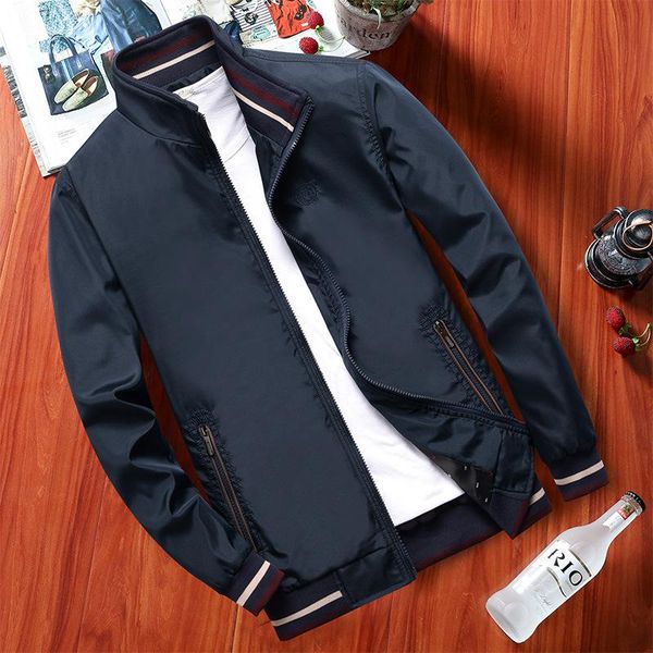 men's jackets spring long sleeve stand collar jacket solid color plus size loose daily autumn outerwear men windproof windbreaker, Black;brown
men's jackets spring long sleeve stand collar jacket solid color plus size loose daily autumn outerwear men windproof windbreaker, Black;brown