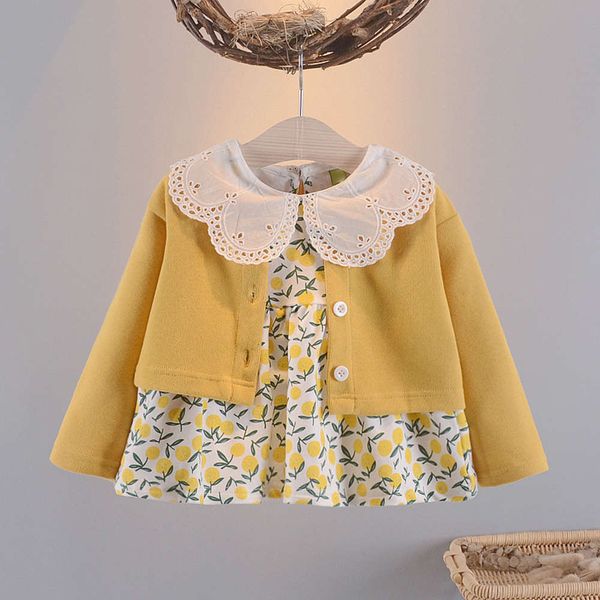 girls 1-4 skirt years foreign old sle spring and autumn children's drs cardigan et two piece set, White
girls 1-4 skirt years foreign old sle spring and autumn children's drs cardigan et two piece set, White